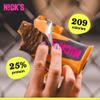 NICKS Protein Wafer Bars Orange | 25% Protein | 203 Calories | Low carb Biscuits Snack Bar No Added Sugar Gluten free (Multipack 24x40g) view 3