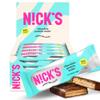 NICKS Protein Wafer Bars Chocolate | 25% Protein | 198 Calories | Low carb Biscuits Snack Bar No Added Sugar Gluten free (Multipack 24x40g) view 1