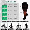 3 Pairs Plus Size Compression Socks (20-30 mmHg) for Women & Men, Wide Calf Extra Large Calves Knee High Flight Stockings for Pregnancy, Nurses, Seniors (3XL) view 2