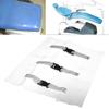 Baokuan Plastic Clear Dental Chair Mat Cushion Foot Pad Dental Seat Unit Dustproof Cover Protector with Elastic Bands Clinic Supply view 1