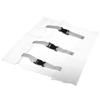 Baokuan Plastic Clear Dental Chair Mat Cushion Foot Pad Dental Seat Unit Dustproof Cover Protector with Elastic Bands Clinic Supply view 2
