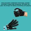 URJWAN Stroke Hemiplegia Rehabilitation Robot Gloves, for Relief Long-Term Hand Stiffness, Hand Splint Training Equipment, Finger Straightening Protector,L-Right hand view 2