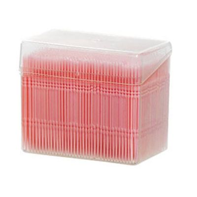 CADENABEAR interdental brushes 1100Pcs Double-headed Disposable Dental Floss Interdental Brush Teeth Stick Toothpicks Floss Pick Oral Teeth tooth floss (Color : Rose, Size : Taille unique)