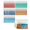 CADENABEAR interdental brushes 50pcs Interdental Brushes Teeth Oral Clean Hygiene Toothpick Dental Floss Teeth Cleaning Brush Dental Oral Care Tools tooth floss view 1