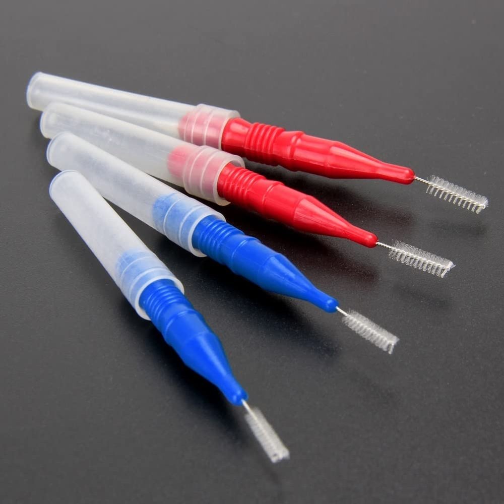 CADENABEAR interdental brushes 30pcs Interdental Brushes Healthcare Tooth Flossing Head Hygiene Dental Plastic Toothpick Teeth Oral Hygiene Tool tooth floss