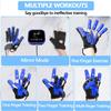 BEESOM Hand Rehabilitation Robot Gloves,training Finger Rehabilitation Device Functional Hand Splint, Stroke Recovery Equipment for Hand, Stroke Hemiplegia Trainer,Blue-Right-XL view 3