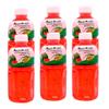 Mogu Mogu Varied Flavored Drinks - Nata De Coco Juice - Jelly Texture - Refreshing Taste - Fun Drinking During Hot Summers Or Take Them on Trip & Picnics (Watermelon 320ML, Pack of 6) view 1