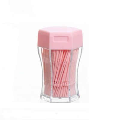 CADENABEAR interdental brushes 200pcs Pick interdental Brush Double-head Brush For Teeth Cleaning Toothpick Oral Care Tool 6.2 Cm Dental Floss tooth floss (Color : Girl powder, Size : Taille unique)