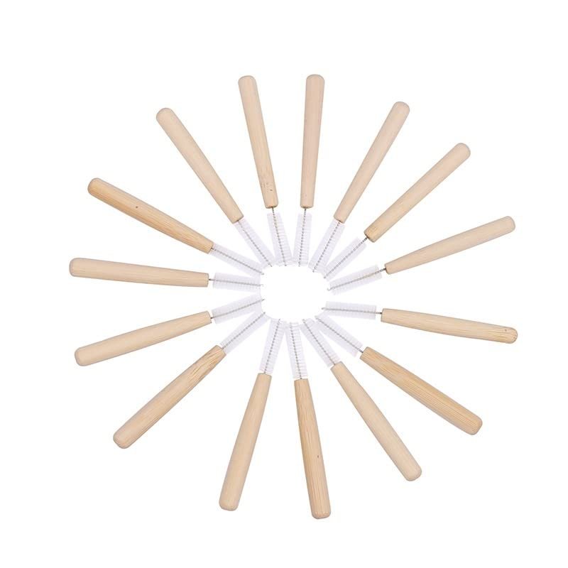CADENABEAR interdental brushes Bamboo Interdental Brush Teeth Cleaner Dental Care Braces Biodegradable Bamboo Tooth Dental Brush Toothpick tooth floss