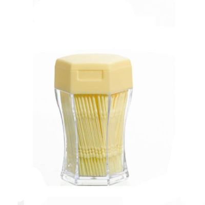 CADENABEAR interdental brushes 200pcs Pick interdental Brush Double-head Brush For Teeth Cleaning Toothpick Oral Care Tool 6.2 Cm Dental Floss tooth floss (Color : Lemon yellow, Size : Taille unique)