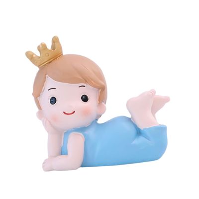 Abaodam Lovely Cartoon Girl Cake Decoration Birthday Cake Topper Cartoon Ornament Resin Party Decor Party Supply