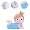 Abaodam Lovely Cartoon Girl Cake Decoration Birthday Cake Topper Cartoon Ornament Resin Party Decor Party Supply view 4