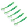 Denture Brush, Double Sided Plaque Remover Denture Cleaning Brush Safe for Your Daily Life (Green) view 1