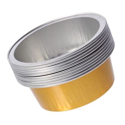 Beatifufu 50pcs Aluminium Waxing Bowl for Wax Bean Melting Hair Removal Tool Melting Wax Container for Home Salon Use