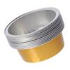 Beatifufu 50pcs Aluminium Waxing Bowl for Wax Bean Melting Hair Removal Tool Melting Wax Container for Home Salon Use view 1
