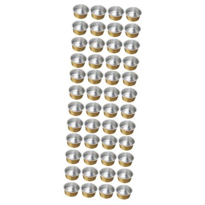 Beatifufu 75pcs Wax Melting Bowl Aluminum Foil Bowls for Bean Melting Creative Wax Heater Accessory in Candle Making Scenario