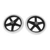 2PCS 200mm (8 inch) Rubber Small Non Marking Wheelchair Wheel Accessories PP Rubber Chair Caster Wheels view 3