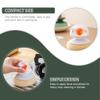 SHERCHPRY 4pcs Pot Brush Wok Utensils Cookware Scrubber Dish Scrubber Brush Wok Tools Pot Cleaner Metal Household Cleaner Dishwashing Brush with Handle Accessories Dish Shape view 4