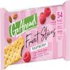 Go Ahead Biscuit Bars Raspberry Crispy Fruit Slices, 4 Individually Wrapped Packs with 3 Slices in Each, 174 g (Pack of 22) view 3