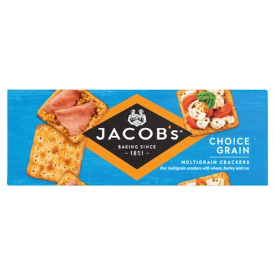 Jacob's Choice Grain Crackers, 200 g (Pack of 12)