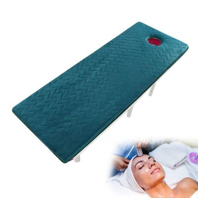 KKCD Beauty Bed Mattress Topper with Elastic Bands Square Head Massage Table Mattress Protector Spa Bed High Density Sponge Mattress Pad Lash Bed Cushion with Breathing Hole,Green 4.5cm,80x190cm