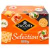 JACOB'S Crackers Biscuits For Cheese Tub, The Selection, 800 g (Pack of 1) view 1