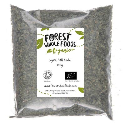 Organic Chopped Wild Garlic - Forest Whole Foods (500g)
