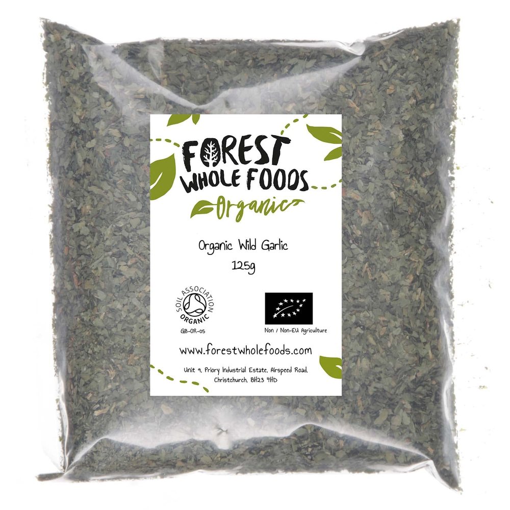 Organic Chopped Wild Garlic - Forest Whole Foods (500g)