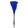 Zunedhys 1pc Fashion Turkey Duster with Black Plastic Handle Cleaning Tool(blue) 35cm view 1