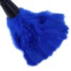 Zunedhys 1pc Fashion Turkey Duster with Black Plastic Handle Cleaning Tool(blue) 35cm view 2