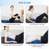 Lower Back Stretcher Foam Device,Lumbar Support Device, Spinal Deck,Lumbar Traction Cushion Blue view 2