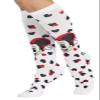 Cherokee Women's 10-15mmHg Compression Socks  Fun Print Knee Highs with Light Support, Soft Feel - PRINTSUPPORT, All My Heart, One Size view 2