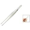 5.5 Inch Silver Tone Stainless Steel Round Tip Tweezers view 2