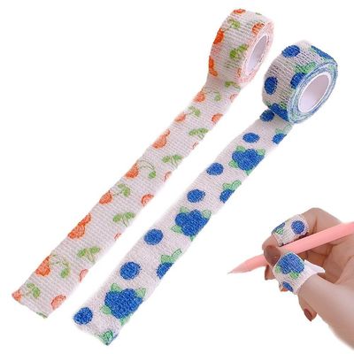 2 Pcs Self Adhesive Bandage Wrap, Elastic Self Breathable Self Adherent Wrap for Finger, Athletic Bandage for First Aid, Sports Protection