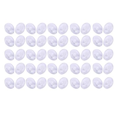 25 Pairs of Round Silicone Glasses in Nose Pads