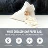 We Can Source It Ltd - 10" x 10" Paper Bags White Kraft for Sweets Food Sandwiches Grocery Gift - 200 Bags view 2