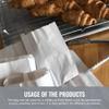 We Can Source It Ltd - 10" x 10" Paper Bags White Kraft for Sweets Food Sandwiches Grocery Gift - 200 Bags view 3