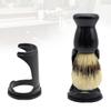 Beard Brush Stand Holder Shaving Brush Holder Plastic Shaving Razor Tool Holder Beauty Tools for Dry Wet Shaving Brush Holder Shaving Brush Stand Holder Beard Tool Stand Black. view 3