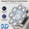 Electric Shaver Beard, 9D 6 in 1 Men's Shaver Bald Head Shaver with 9 Heads Professional Electric Shaver Bald Head Zero IPX7 Waterproof for Face Head Body Nose Ears view 2