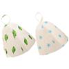 BESPORTBLE 2pcs Felt Sauna Hat Womens Shower Caps Wool Mixture Sauna Hat Ny Hats for Men Bath Hair Cap Shower Bonnet Caps for Men Hair Shower Cap Women Sauna Caps Miss Protector Spa