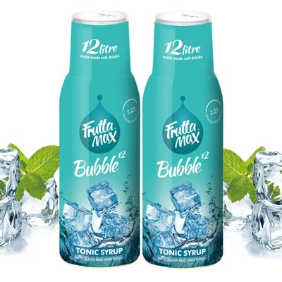 2 Pack - FruttaMax Tonic Syrup  Bitter Drink Mixer with Low Sugar | Ideal for Gin & Tonic, Soda Makers & Cocktails | Suitable for soda Machine 2x500ml