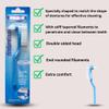 Denture Cleaning Tablets with Denture Box, Denture Adhesive and Brush Bundled with Glameno Toiletry Bag view 4