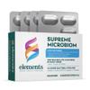 Elements Supreme Microbiom - Probiotic Supplement with 14 Bacteria strains -100 Billion CFU with Fibres, Vitamin B Complex for Health Support, no GMO, Gluten Free, 28 Gastro-Resistant Capsules view 1