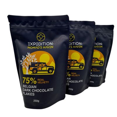 Luxury Hot Chocolate - Real 75% Belgian Chocolate Flakes - 750g