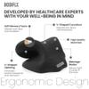 BODIFLX - Neck Stretcher, Cervical Neck Traction Device for Pain Relief and Relaxer, Neck Hump and Posture Corrector, Chiropractic Neck Pillow for Pain Relief and Spine Alignment - Black view 2
