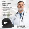 BODIFLX - Neck Stretcher, Cervical Neck Traction Device for Pain Relief and Relaxer, Neck Hump and Posture Corrector, Chiropractic Neck Pillow for Pain Relief and Spine Alignment - Black view 3