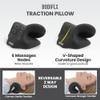 BODIFLX - Neck Stretcher, Cervical Neck Traction Device for Pain Relief and Relaxer, Neck Hump and Posture Corrector, Chiropractic Neck Pillow for Pain Relief and Spine Alignment - Black view 4