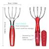 COOKOE Scalp Neck Headache Electric Five Finger Head Relax Massager Hair Held SPA Stress Relief Release Head Full Body Portable Massage view 4