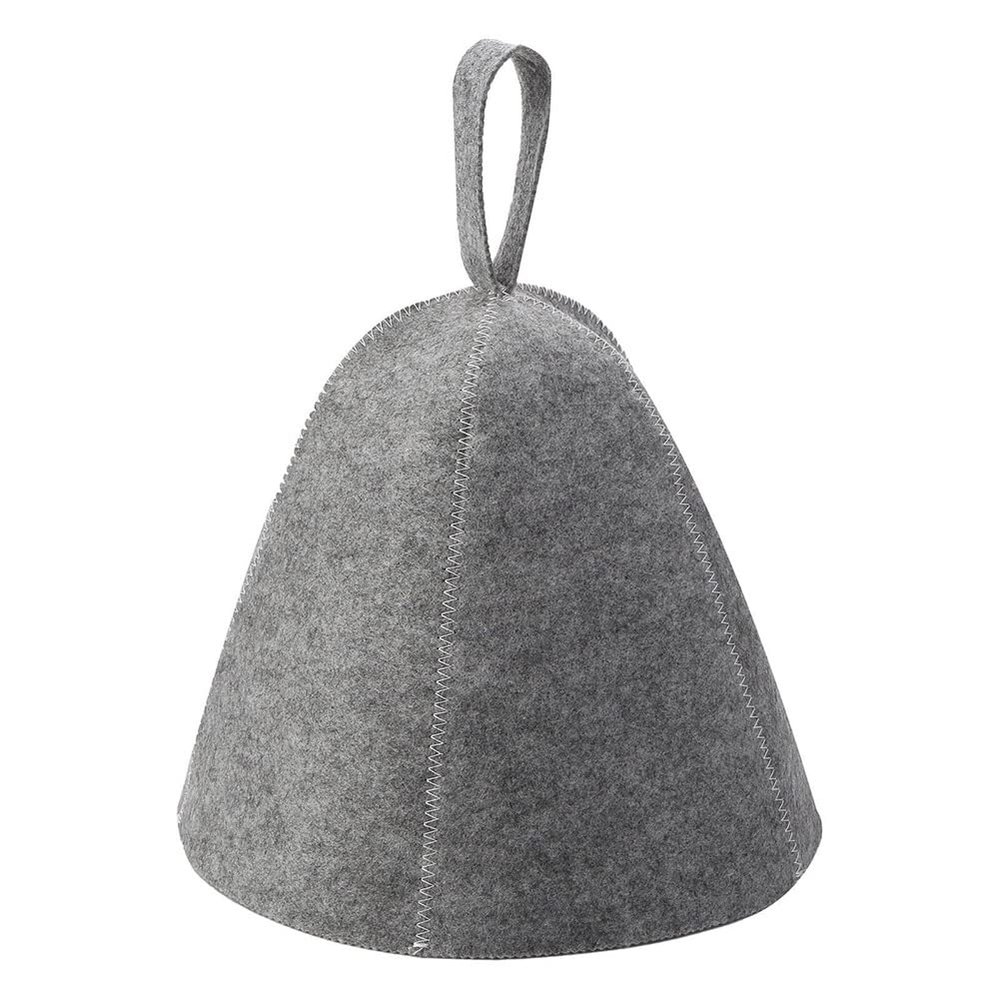 10X Sauna Hat Thicken Wool Felt Hair Protection Spa Sauna Accs For Bath Protection for sauna and banya lightweight grey