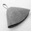 10X Sauna Hat Thicken Wool Felt Hair Protection Spa Sauna Accs For Bath Protection for sauna and banya lightweight grey view 4